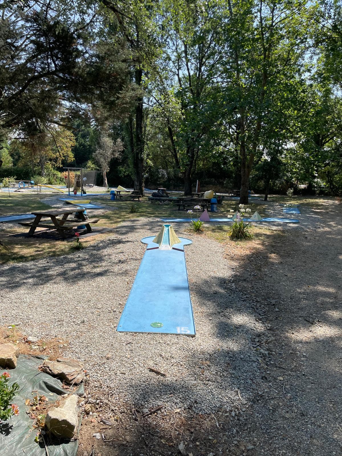 Zone de jeu du mini-golf du Golfe du Morbihan