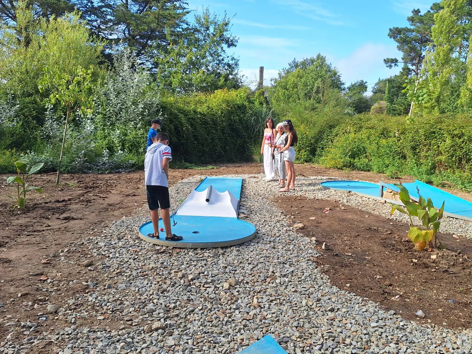 Zone de jeu du mini-golf du Golfe du Morbihan